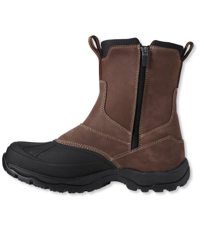 side zip snow boots