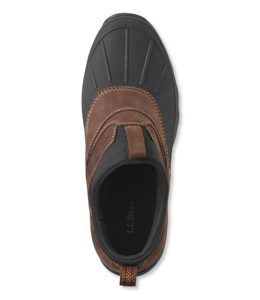 ll bean leather slip on shoes