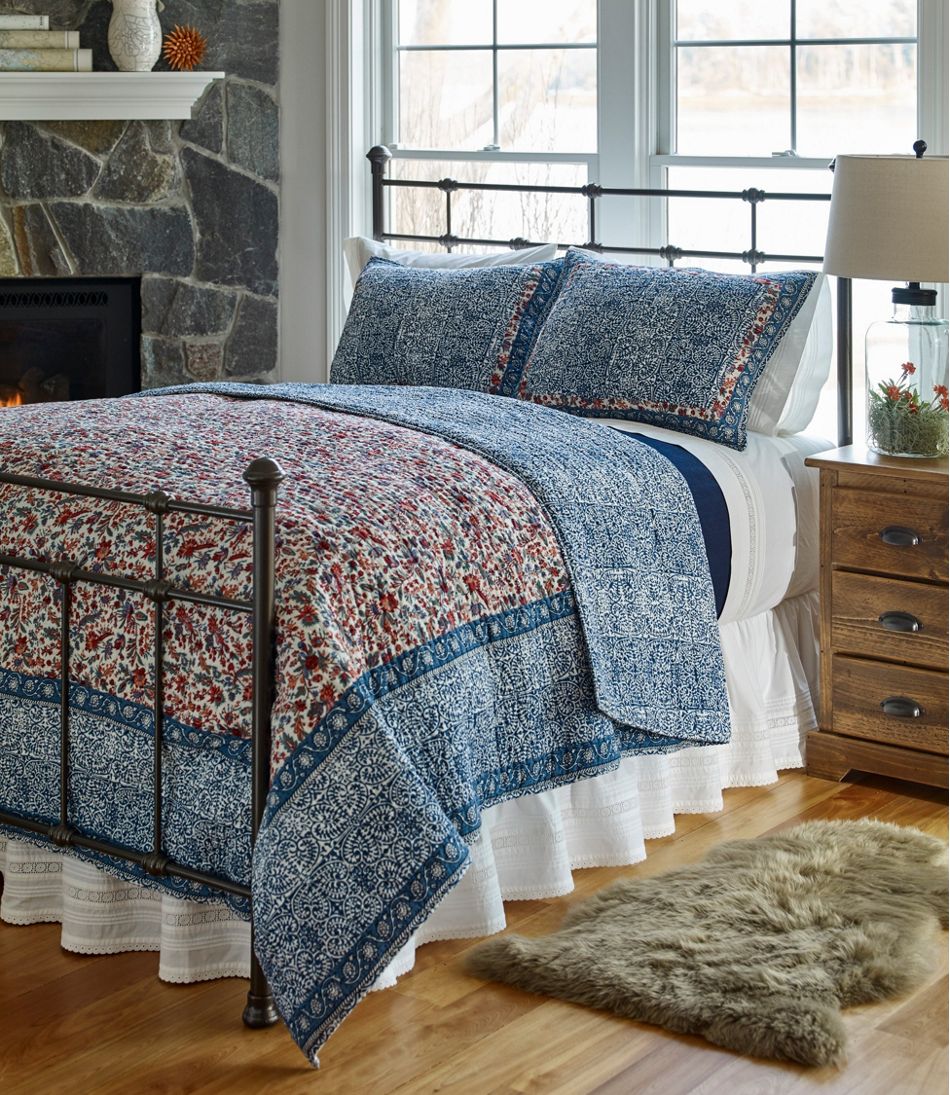 Sunwashed Pintuck Bed Skirt