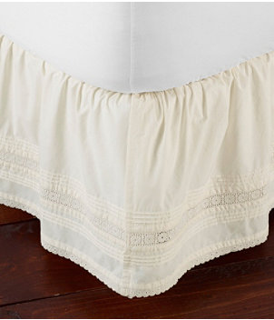 Sunwashed Pintuck Bed Skirt