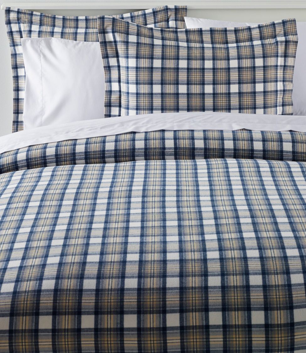 Heritage Chamois Flannel Comforter Cover Collection Plaid At L L