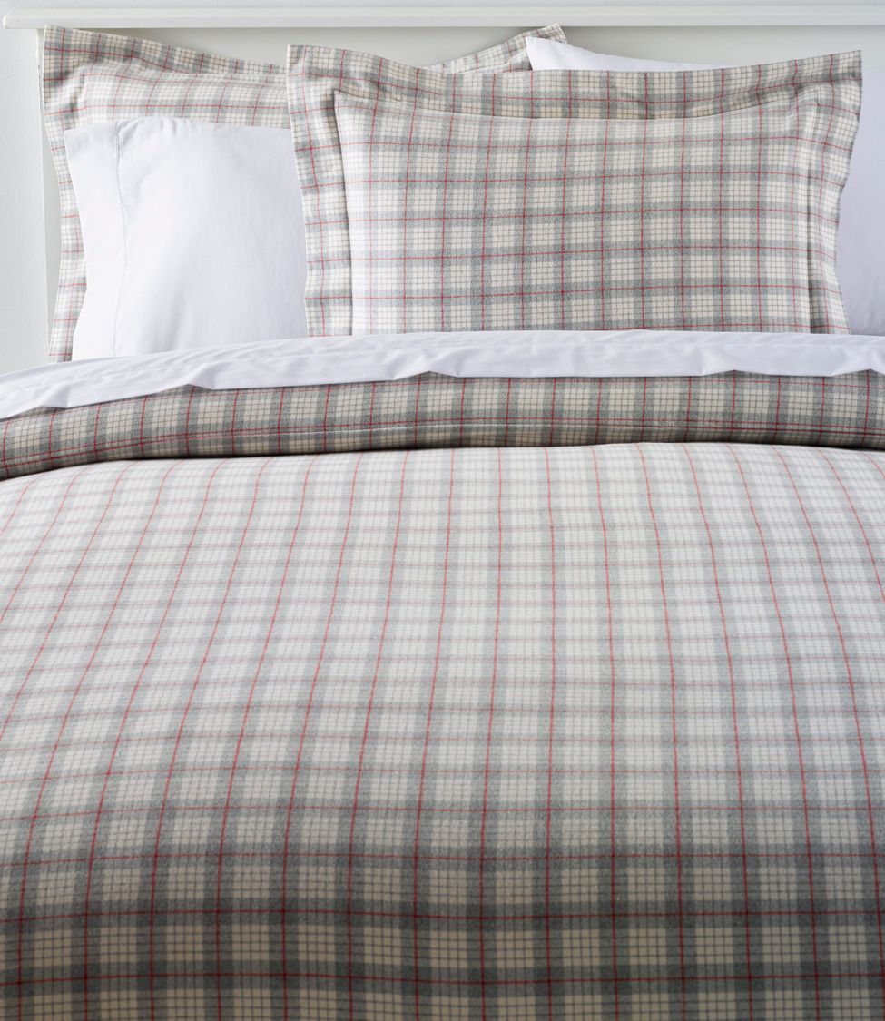 Heritage Chamois Flannel Comforter Cover Collection Plaid At L L