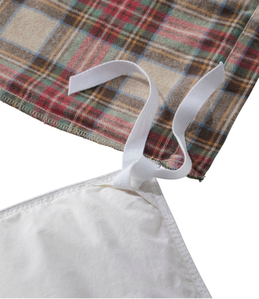 Heritage Chamois Flannel Comforter Cover Collection, Plaid Comforter