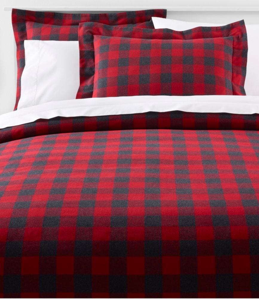 Heritage Chamois Flannel Comforter Cover Collection, Plaid