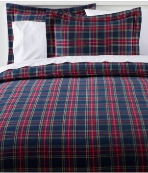 Heritage Chamois Flannel Comforter Cover Collection, Plaid