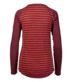 Women's Cresta Wool Midweight Crew Base Layer, Stripe