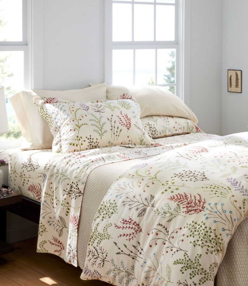 Botanical Floral Flannel Comforter Cover Collection, Botanical Floral, small image number 6