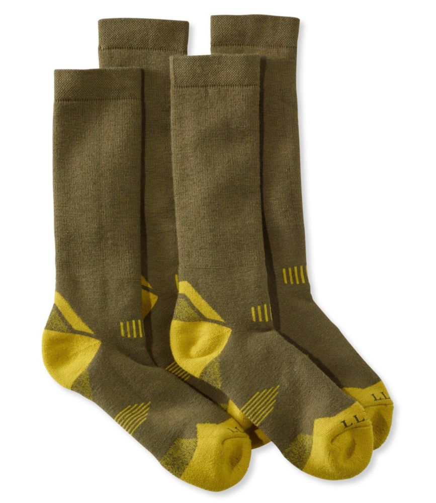 Men's AllSport PrimaLoft Socks, Midweight Crew TwoPack Socks at L.L