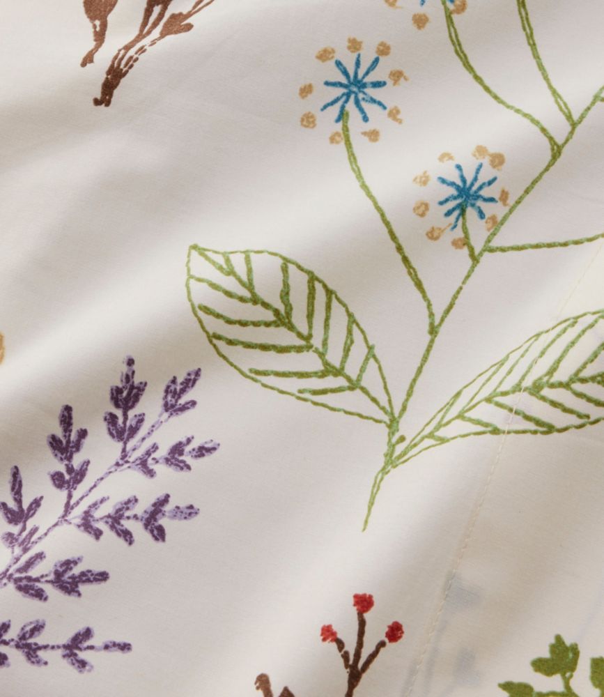 Botanical Floral Percale Sheet Collection, Botanical Floral, small image number 5