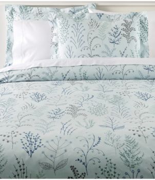 Botanical Floral Percale Comforter Cover Collection