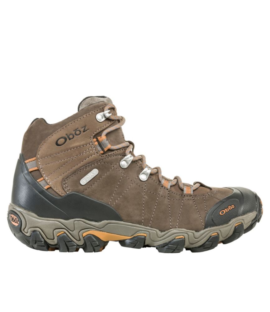 Men's Oboz Bridger Mid B-Dry Hiking Boots, Sudan, small image number 1