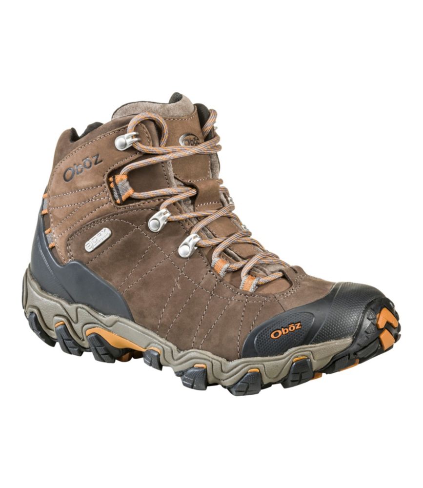 Men's Oboz Bridger Mid B-Dry Hiking Boots, Sudan, small image number 7