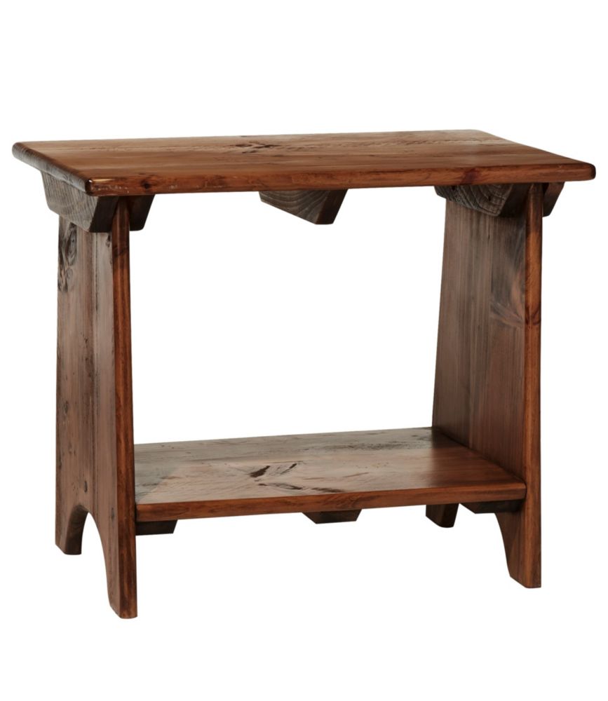 Rustic Wooden Mudroom Bench, Small Storage at L.L.Bean