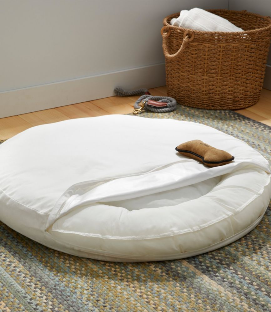 waterproof dog bed cover round