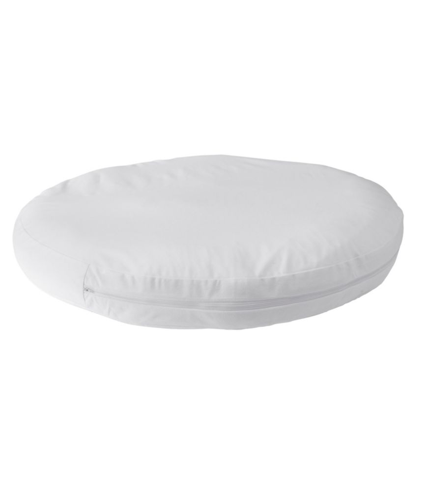 Protective Pet Bed Liner, Round, White, small image number 1