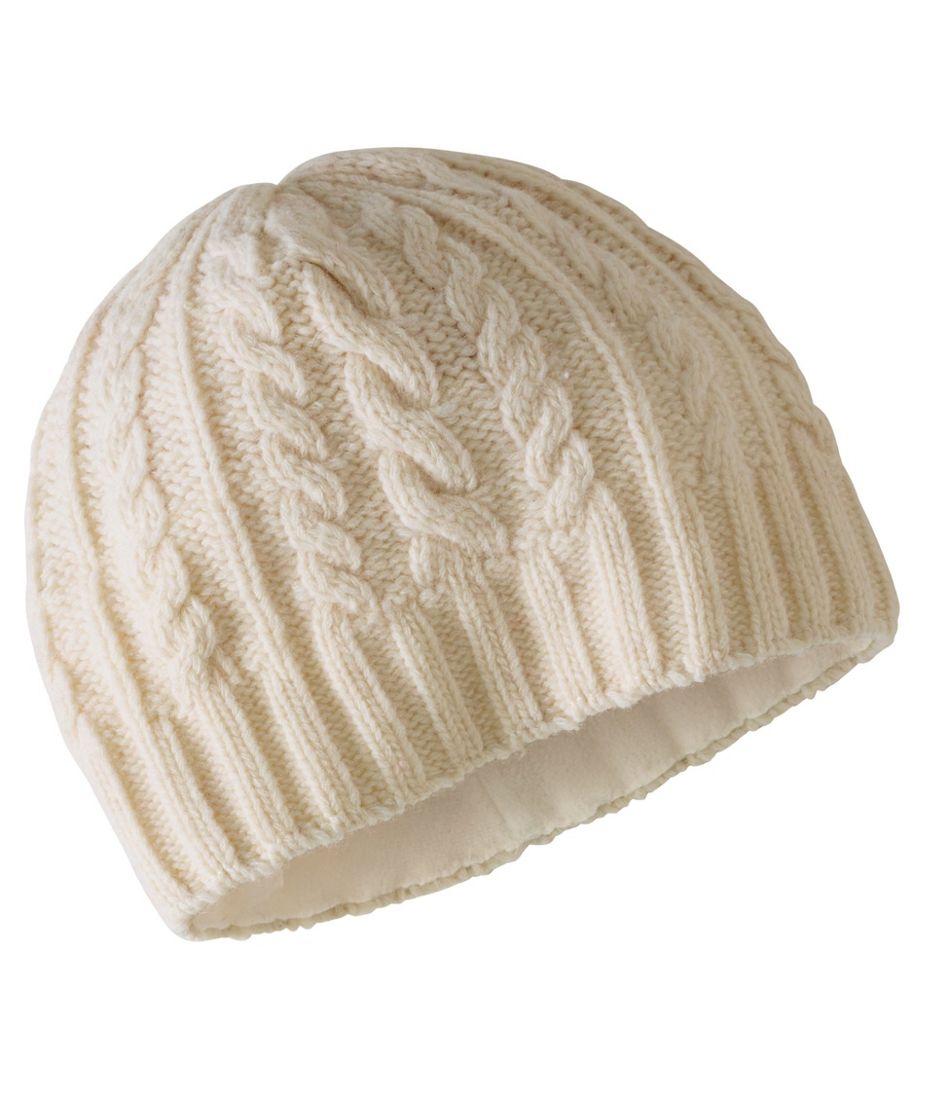 Women's Heritage Wool Hat, Cable Knit | Accessories at L.L.Bean