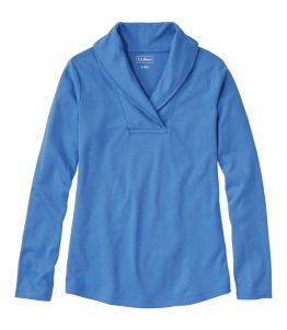 Women's L.L.Bean Pullover, Long-Sleeve Shawl Collar