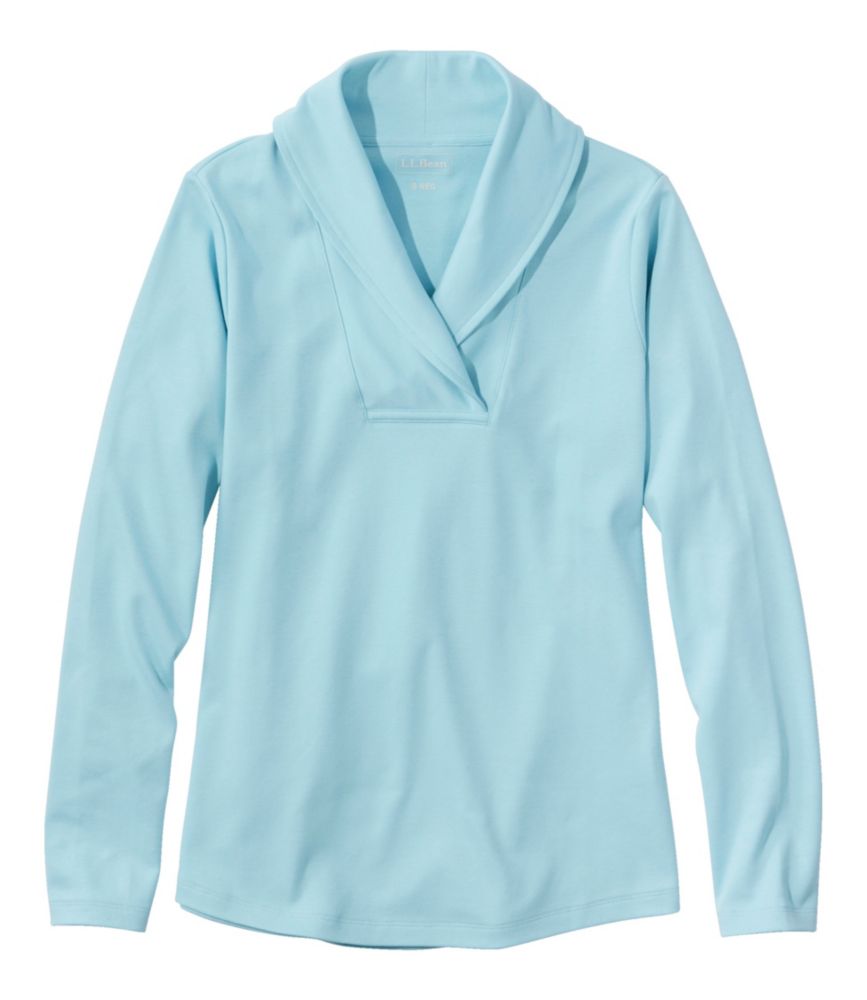 Women's L.L.Bean Pullover, Long-Sleeve Shawl Collar