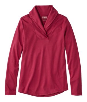 Women's L.L.Bean Pullover, Long-Sleeve Shawl Collar