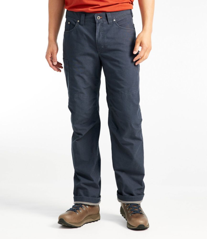 ll bean men's flannel lined pants
