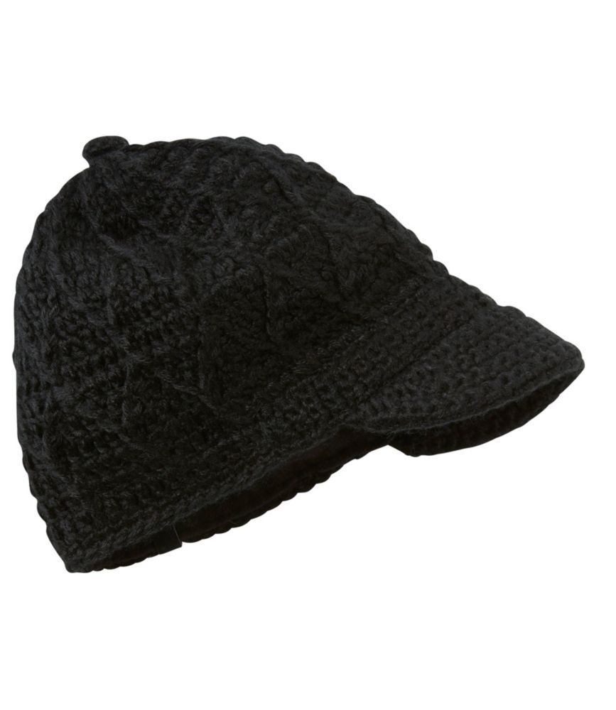womens knit brim hat