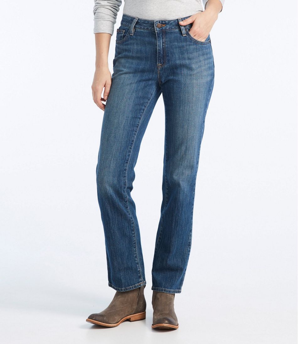Women's L.L.Bean 1912 Jeans, Favorite Fit Straight-Leg | Pants & Jeans ...