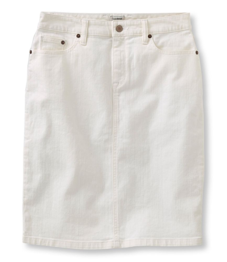 ll bean jean skirt