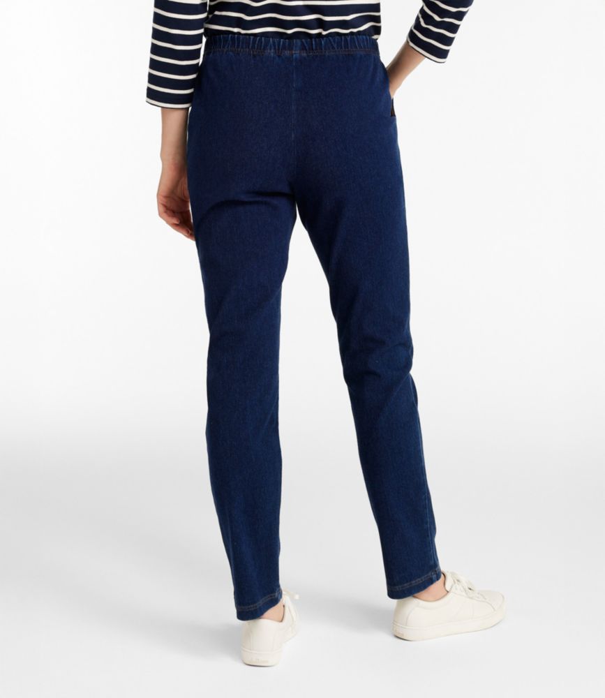 Women's Perfect Fit Pants, Denim Original Tapered Leg, Indigo Denim, small image number 3