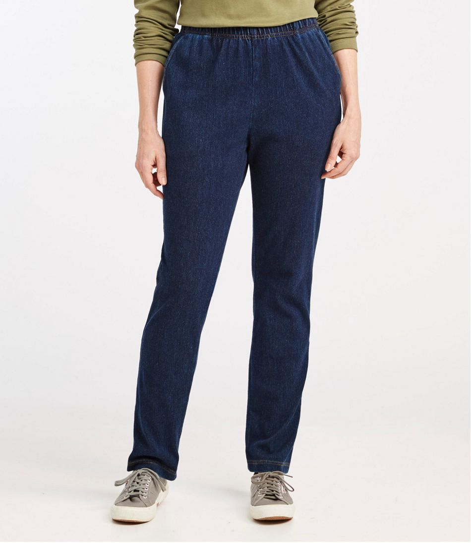 Womens Jeans with Elastic Waist