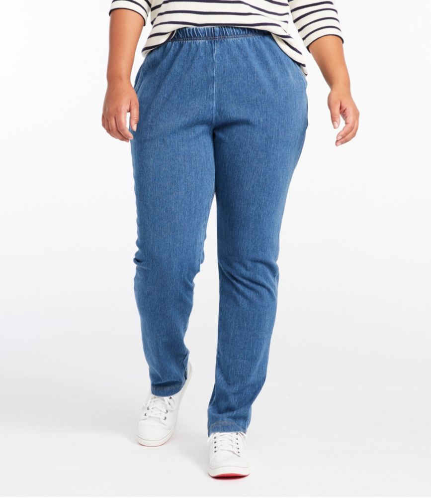 Women's Perfect Fit Pants, Denim Original Tapered Leg