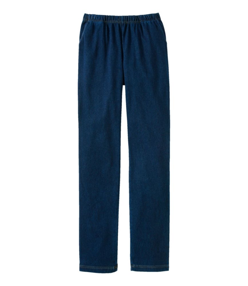 Women's Perfect Fit Pants, Denim Original Tapered Leg, Indigo Denim, small image number 2