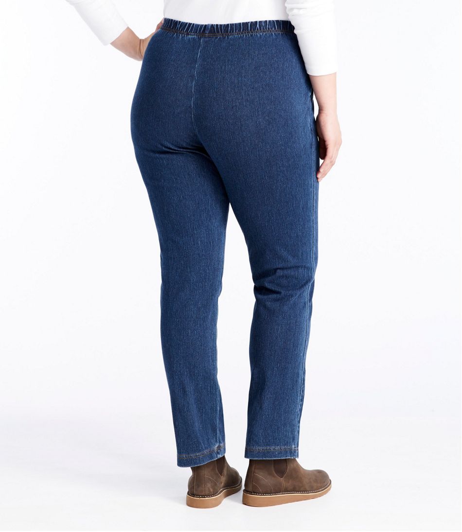 Women's Perfect Fit Pants, Denim Original Tapered Leg | Pants at L.L.Bean