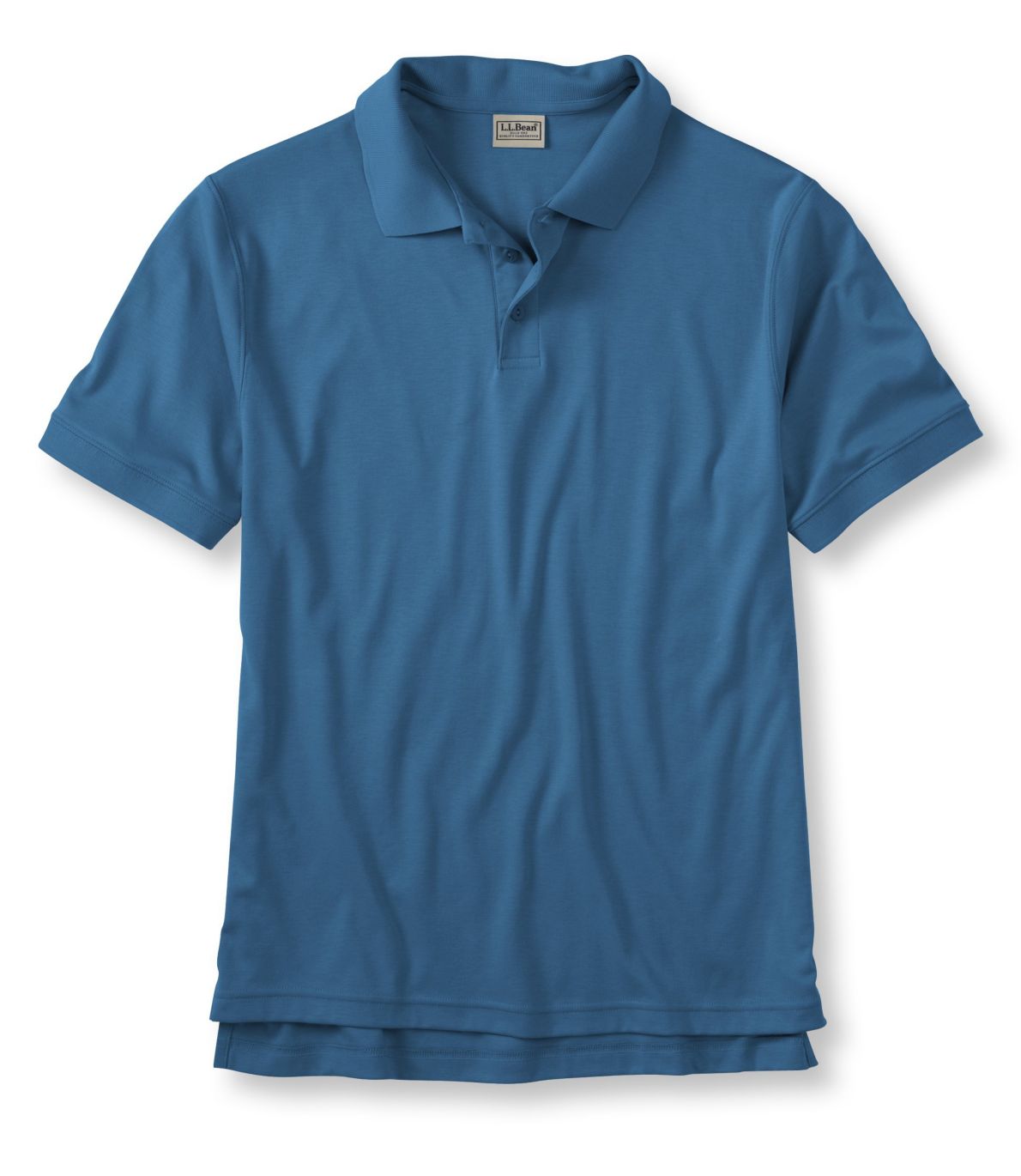 Pima Cotton Polo Shirt, Banded Short-Sleeve