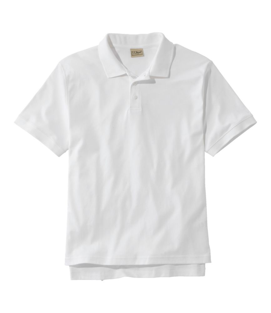 Men's Pima Cotton Banded Sleeve Polo, White, large image number 0
