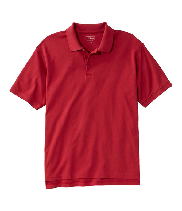 Men's Pima Cotton Banded Sleeve Polo, Deep Red, large image number 0