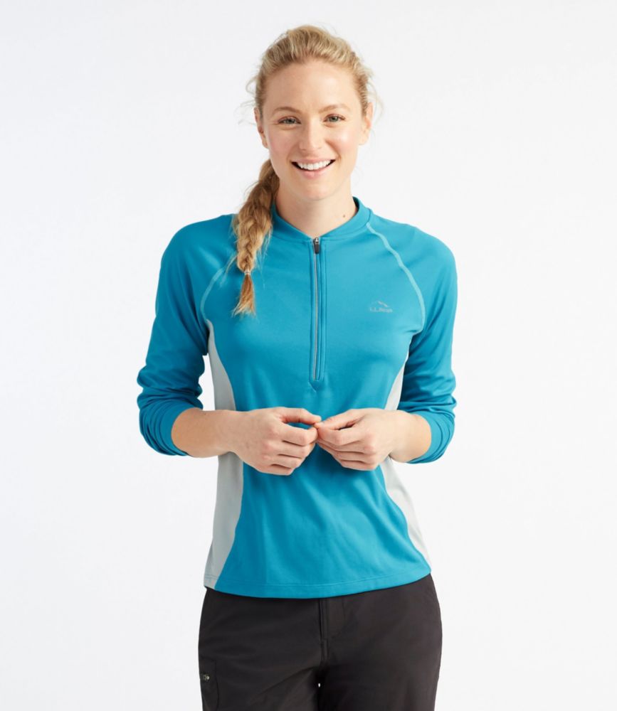 Women's Comfort Cycling Jersey, LongSleeve Cycling at L.L.Bean