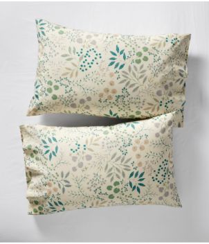 280-Thread-Count Pima Cotton Percale Pillowcases, Print, Set of Two