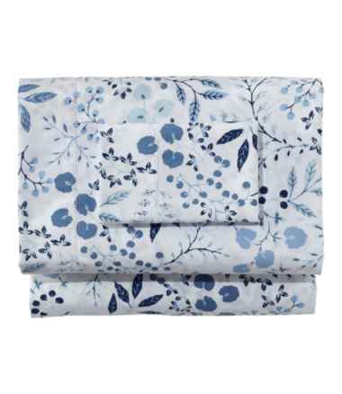 280-Thread-Count Pima Cotton Percale Pillowcases, Print, Set of Two