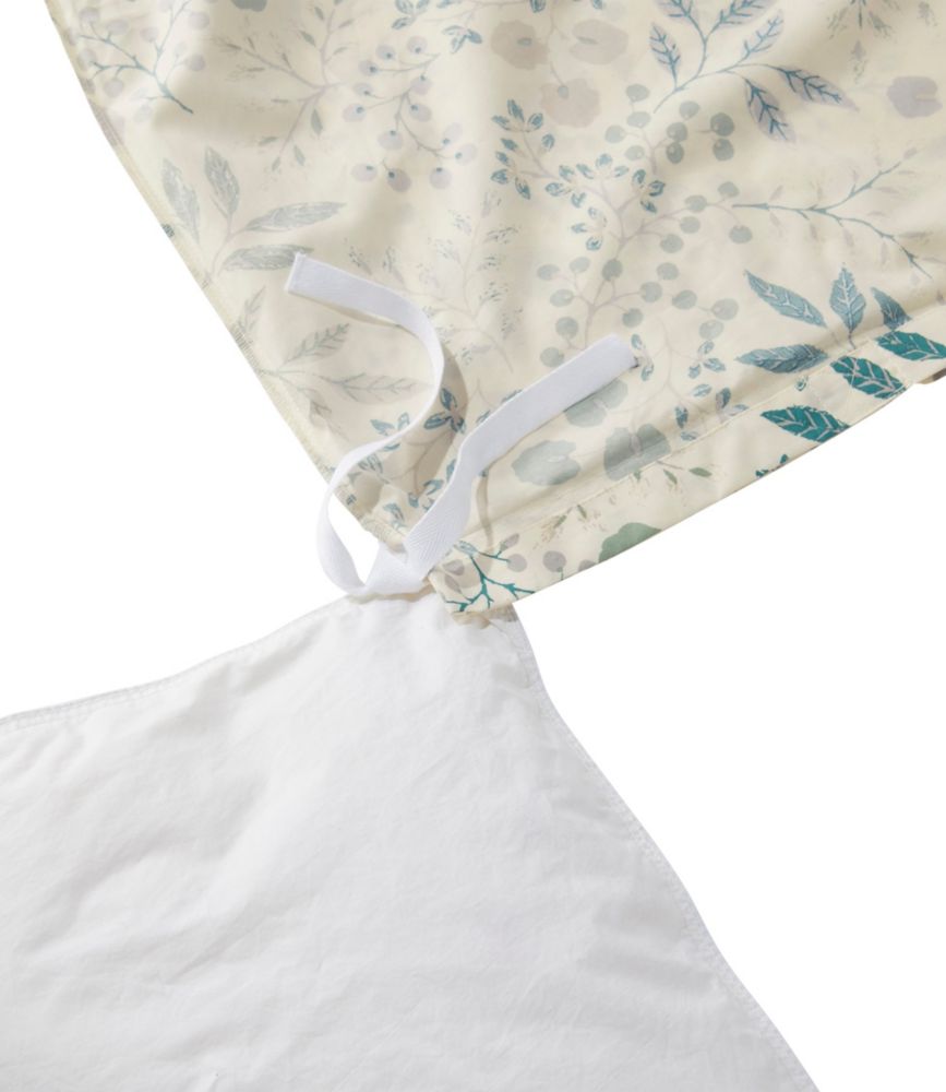 280-Thread-Count Pima Cotton Percale Comforter Cover Collection, Print, Cream/Floral, small image number 2