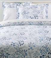 Birch Floral Percale Comforter Cover Collection