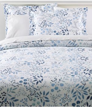 280-Thread-Count Pima Cotton Percale Comforter Cover Collection, Print