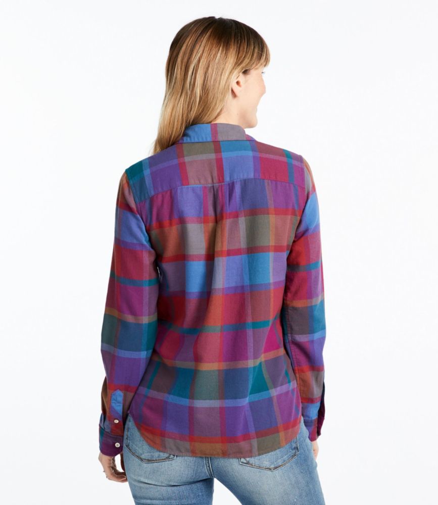 jean flannel shirt women's