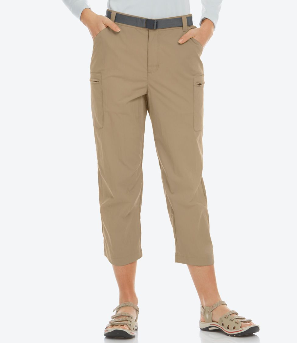 L.L. Bean Tropicwear Zip Leg Pants Womens S Reg Convertible Hiking