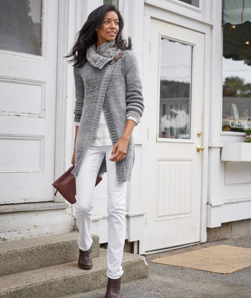 ll bean white jeans