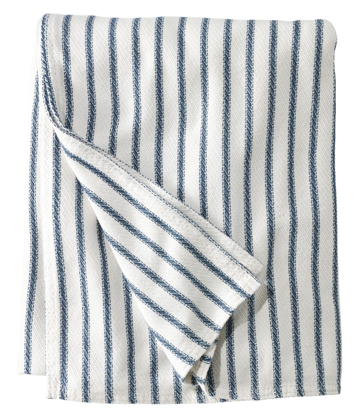 Maine-Made Cotton Blanket, Stripe