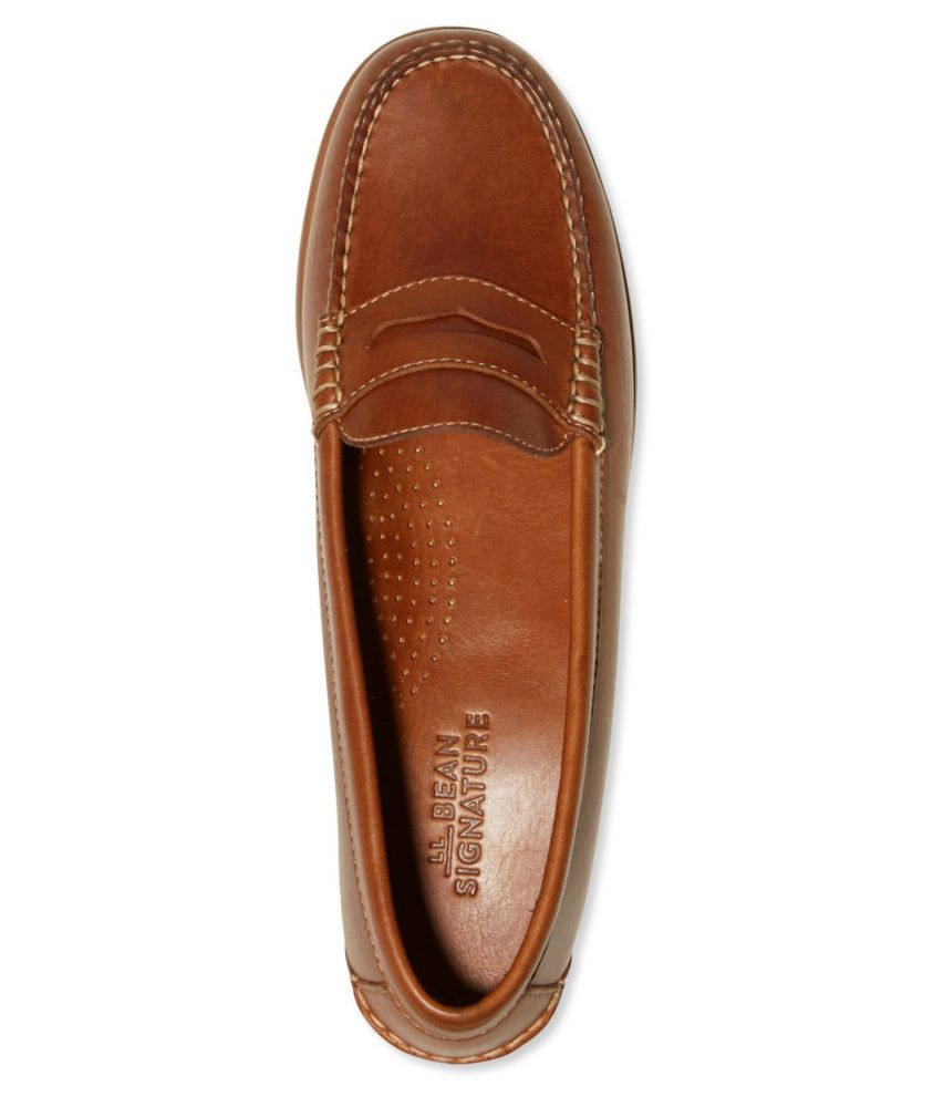 womens tan penny loafers