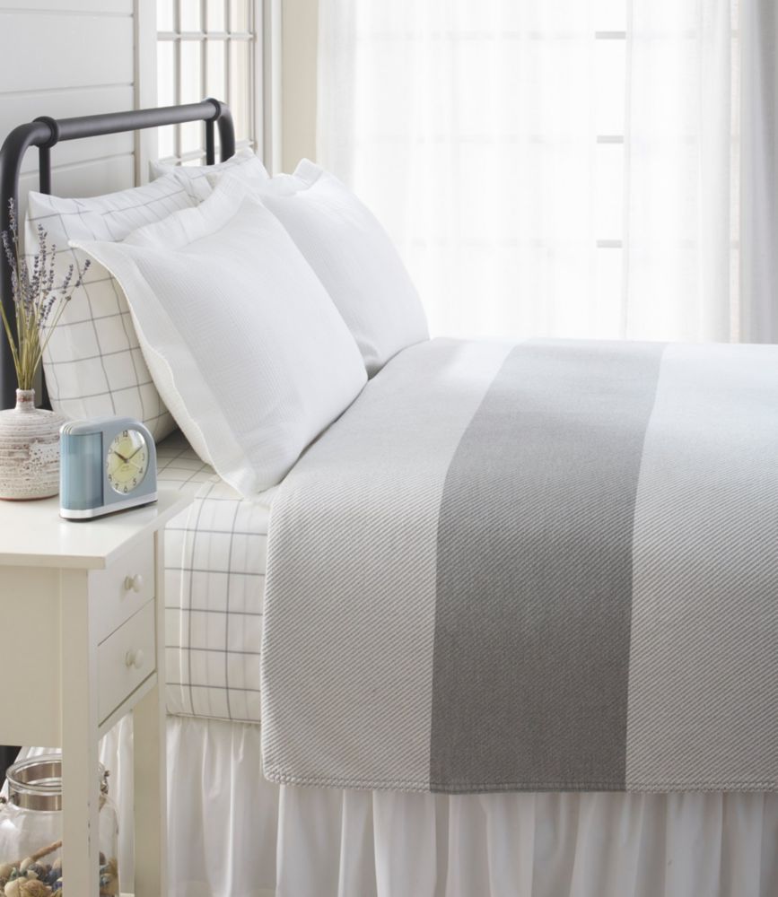 MaineMade Cotton Blanket, Stripe