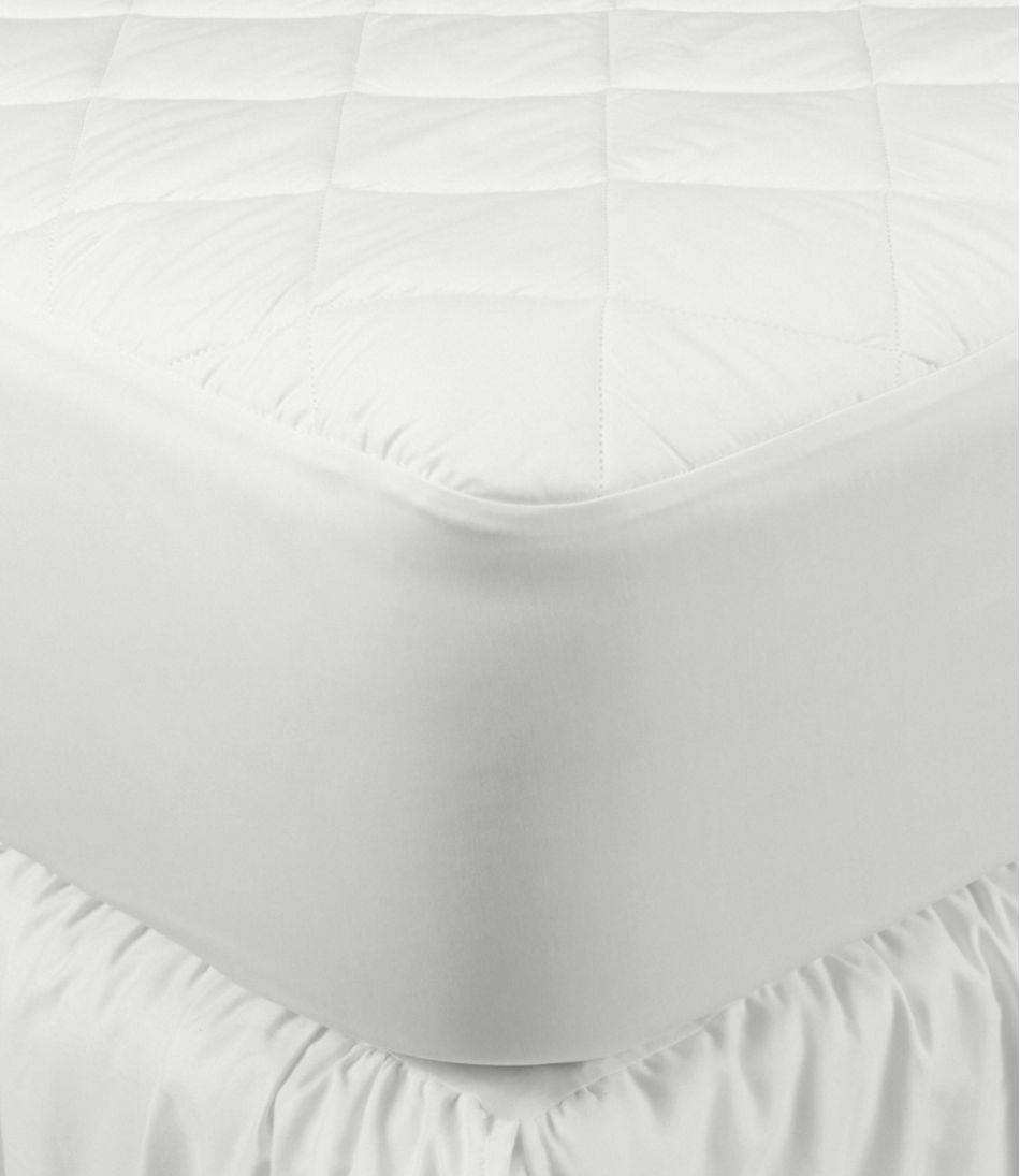 Quilted Waterproof Mattress Pad White Queen | L.L.Bean