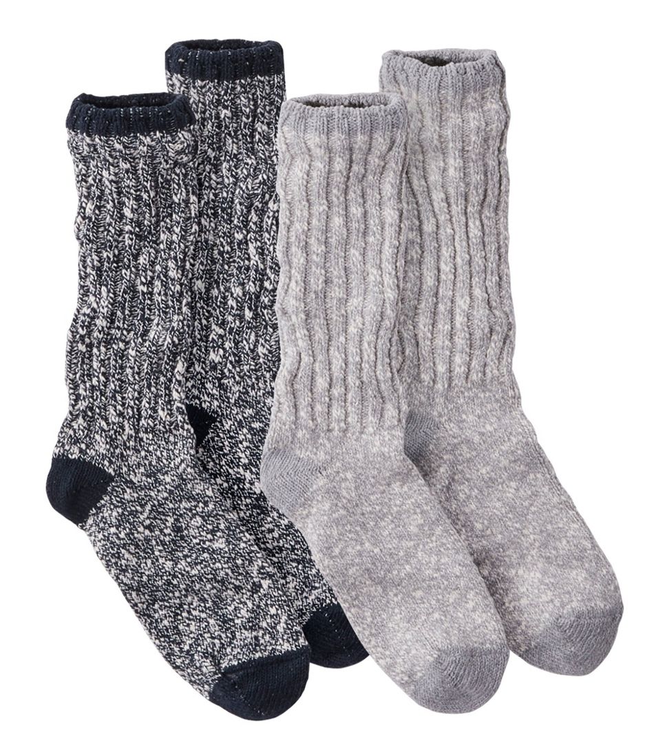 Men's Cotton Ragg Camp Socks, Two-Pack | Socks at L.L.Bean