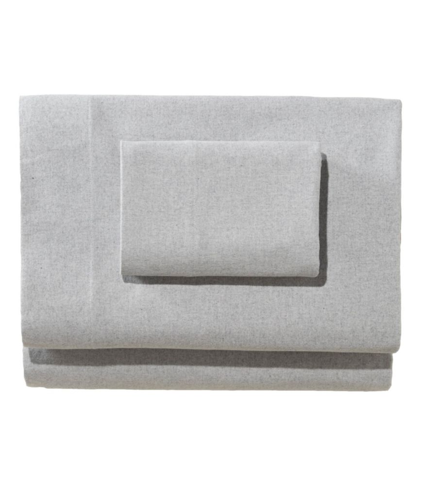 Ultrasoft Comfort Flannel Sheet Set, Heather Gray, small image number 1